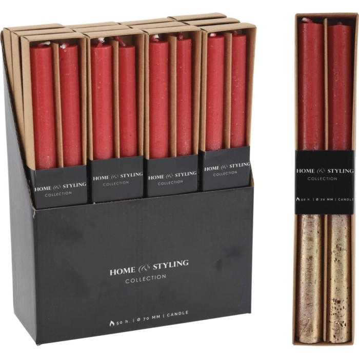 SET 2 CANDELE STELO D2 H25 ROS